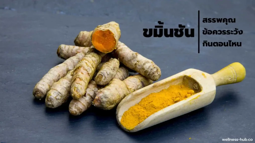 ขมิ้นชัน | สรรพคุณ – ข้อควรระวัง – กินตอนไหน